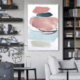 Tablo Life Farver Yağlı Boya Dokulu Tablo 100X150 Gümüş Çerçeveli