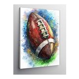Tablo Mega Kanvas Tablo Amerikan Futbol Topu 100 X 140 Cnvsdkey-124337-100-140