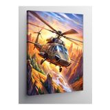 Tablo Mega Kanvas Tablo Askeri Helikopter Çizimi 70 X 100 Cnvsdkey-127387-70-100