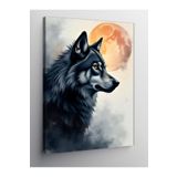 Tablo Mega Kanvas Tablo Ay Işığında Kurt 50 X 70 Cnvsdkey-129680-50-70