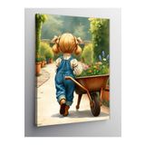 Tablo Mega Kanvas Tablo Bahçe Arabası 50 X 70 Cnvsdkey-124937-50-70