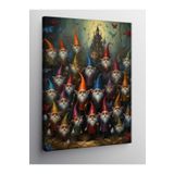 Tablo Mega Kanvas Tablo Bahçede Cüceler 50 X 70 Cnvsdkey-124170-50-70