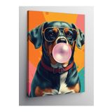 Tablo Mega Kanvas Tablo Balonlu Gözlük Takmış Köpek 70 X 100 Cnvsdkey-128141-70-100