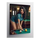 Tablo Mega Kanvas Tablo Bilardo Kadını 100 X 140 Cnvsdkey-124942-100-140