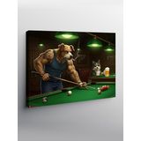 Tablo Mega Kanvas Tablo Bilardo Oynayan Köpekler YTCNVS500943, 50 x 70