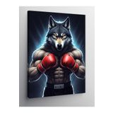 Tablo Mega Kanvas Tablo Boksör Kurt 70 X 100 Cnvsdkey-129303-70-100
