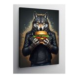 Tablo Mega Kanvas Tablo Burger Tutan Kurt 50 X 70 Cnvsdkey-128265-50-70