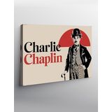 Tablo Mega Kanvas Tablo Charlie Chaplin Retro Posteri YTCNVS505523, 50 x 70