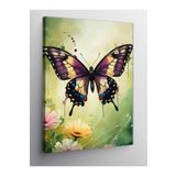 Tablo Mega Kanvas Tablo Çiçek Kelebeği 100 X 140 Cnvsdkey-126795-100-140