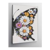 Tablo Mega Kanvas Tablo Çiçek Kelebek 70 X 100 Cnvsdkey-125332-70-100