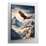 Tablo Mega Kanvas Tablo Dağlar Ve Uçan Kartal 70 X 100 Cnvsdkey-123894-70-100