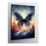 Tablo Mega Kanvas Tablo Desenli Siyah Kelebek 70 X 100 Cnvsdkey-116061-70-100
