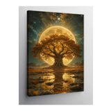 Tablo Mega Kanvas Tablo Dev Ağaç Ve Dolunay 100 X 140 Cnvsdkey-116189-100-140