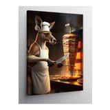 Tablo Mega Kanvas Tablo Dönerci Kanguru 100 X 140 Cnvsdkey-125801-100-140