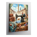 Tablo Mega Kanvas Tablo Eski Dikiş Makinesi 50 X 70 Cnvsdkey-126132-50-70