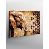 Tablo Mega Kanvas Tablo Fil Ve Eski Desen YTCNVS503122, 100 x 140
