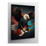 Tablo Mega Kanvas Tablo Gitar Çalan Kartal 100 X 140 Cnvsdkey-129341-100-140