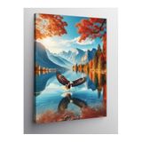 Tablo Mega Kanvas Tablo Göldeki Kartal 70 X 100 Cnvsdkey-117229-70-100