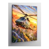 Tablo Mega Kanvas Tablo Helikopter Macerası 100 X 140 Cnvsdkey-122449-100-140