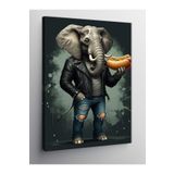 Tablo Mega Kanvas Tablo Hotdog Tutan Fil 70 X 100 Cnvsdkey-129058-70-100