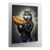 Tablo Mega Kanvas Tablo Hotdog Tutan Kurt 50 X 70 Cnvsdkey-128242-50-70