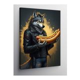 Tablo Mega Kanvas Tablo Hotdog Ve Kurt 70 X 100 Cnvsdkey-127126-70-100