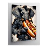 Tablo Mega Kanvas Tablo Hotdoglu Fil 70 X 100 Cnvsdkey-129019-70-100