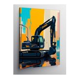 Tablo Mega Kanvas Tablo Inşaat Iş Makinesi 50 X 70 Cnvsdkey-129847-50-70