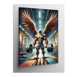 Tablo Mega Kanvas Tablo Kanatlı Sporcu Kartal 70 X 100 Cnvsdkey-123413-70-100