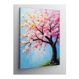 Tablo Mega Kanvas Tablo Kiraz Çiçeği Ağacı 50 X 70 Cnvsdkey-129524-50-70