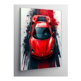Tablo Mega Kanvas Tablo Kırmızı Spor Araba 50 X 70 Cnvsdkey-129711-50-70