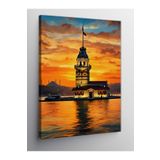 Tablo Mega Kanvas Tablo Kız Kulesi 100 X 140 Cnvsdkey-123029-100-140