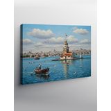 Tablo Mega Kanvas Tablo Kız Kulesi Manzarası YTCNVS502736, 100 x 140