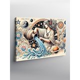 Tablo Mega Kanvas Tablo Kova Burcu Ve Astroloji YTCNVS505424, 70 x 100