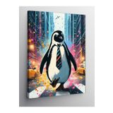 Tablo Mega Kanvas Tablo Kravatlı Penguen 70 X 100 Cnvsdkey-128960-70-100