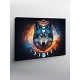 Tablo Mega Kanvas Tablo Kurt Ve Gölge Ay YTCNVS502210, 70 x 100