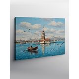 Tablo Mega Kanvas Tablo Martılar Ve Kız Kulesi YTCNVS505206, 100 x 140