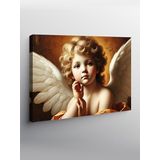 Tablo Mega Kanvas Tablo Melek Çocuk Çizimi YTCNVS500688, 100 x 140