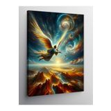 Tablo Mega Kanvas Tablo Melek Ve Borazan 100 X 140 Cnvsdkey-116807-100-140