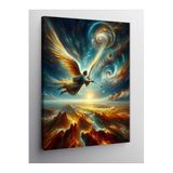 Tablo Mega Kanvas Tablo Melek Ve Borazan 70 X 100 Cnvsdkey-116807-70-100