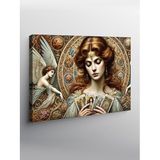 Tablo Mega Kanvas Tablo Melek Ve Tarot YTCNVS505218, 100 x 140