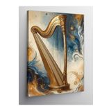 Tablo Mega Kanvas Tablo Meleklerin Tınısı (Arp) 70 X 100 Cnvsdkey-127005-70-100