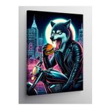 Tablo Mega Kanvas Tablo Motorcu Kurt 100 X 140 Cnvsdkey-123516-100-140