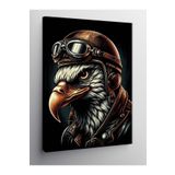 Tablo Mega Kanvas Tablo Motorsikletli Kartal 70 X 100 Cnvsdkey-127191-70-100