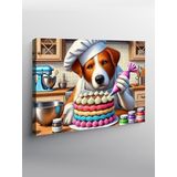 Tablo Mega Kanvas Tablo Mutfak Şefi Köpek YTCNVS500269, 70 x 100