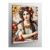 Tablo Mega Kanvas Tablo Nar Taçlı Kadın 50 X 70 Cnvsdkey-129133-50-70