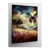 Tablo Mega Kanvas Tablo Ormandaki Kelebek 50 X 70 Cnvsdkey-117247-50-70
