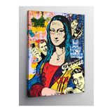 tablo mega Kanvas Tablo Pop Art Mona Lisa, 100cm x 140cm