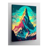 Tablo Mega Kanvas Tablo Renkli Dağlar 100 X 140 Cnvsdkey-126020-100-140