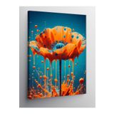 Tablo Mega Kanvas Tablo Renkli Gelincik Çiçeği 70 X 100 Cnvsdkey-129683-70-100